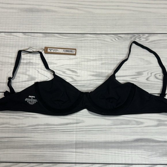NWT Skims Fits Everybody Unlined Demi Bra Onyx 30B - Picture 7 of 9